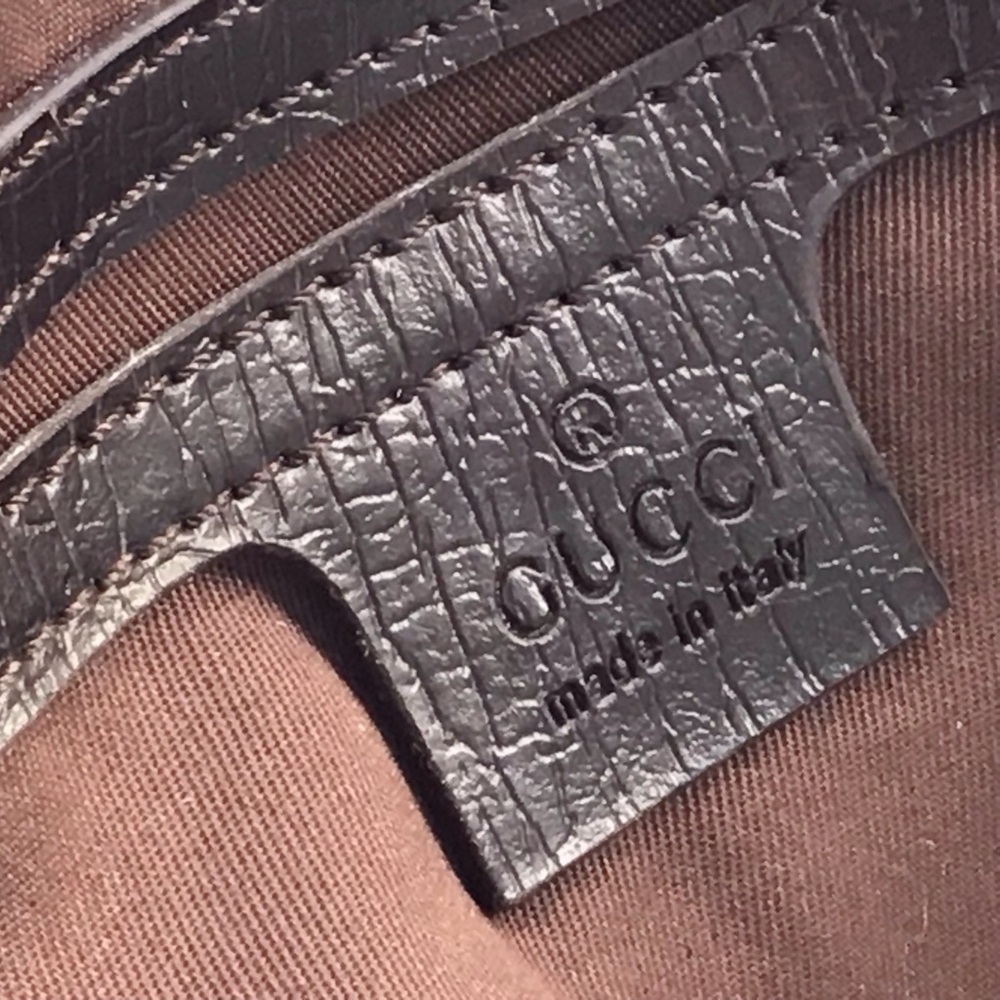 Authentic Gucci Monogram GG Plus Boston Top Zip Tote - Picture 14 of 16